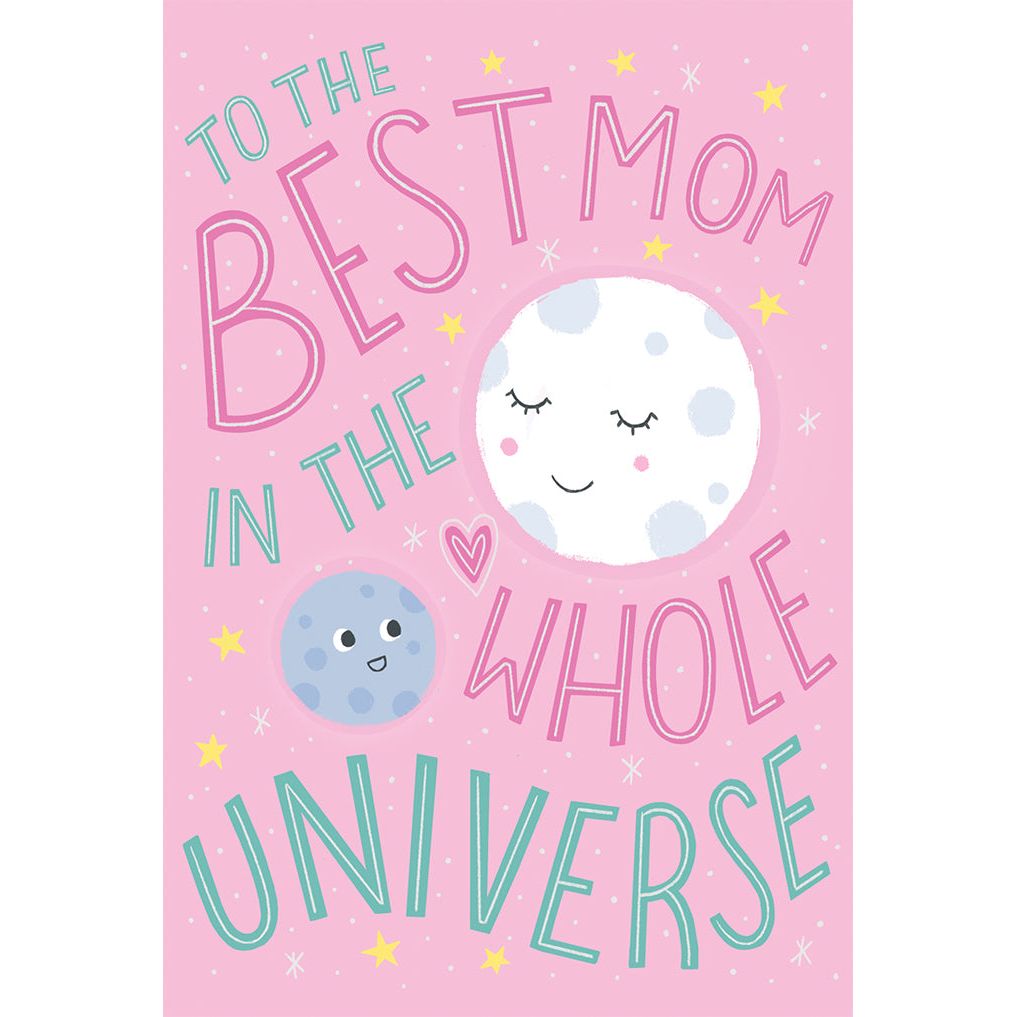 Best Mom Universe Mother's Day Card